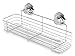 BINO SMARTSUCTION Rust Proof Stainless Steel Shower Caddy, Shelf