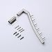 KES SUS 304 Stainless Steel Clothes Hanger with Swing Arm Holder Clothing Hanging System Rustproof Closet Storage Organizer Heavy Duty Drying Rack Wall Mount Brushed Finish 2 Pieces, SCH200-2-P2