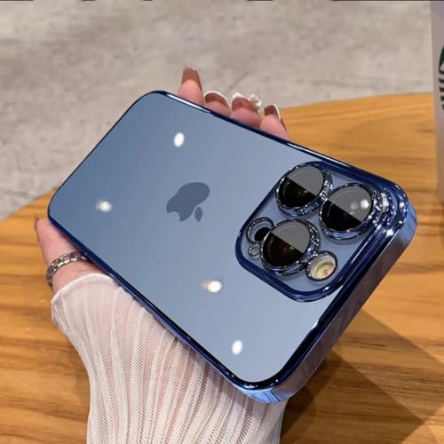 XLCZMYL Transparent Clear Silicone Shockproof Case for iPhone 15