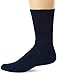 Thorlos Unisex WX Walking Thick Padded Crew Sock, Navy, Large