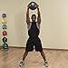 Body-Solid Heavy-Duty Exercise Medicine Balls with Dual Handles (BSTDMB25), Durable Non Slip Rubber Grip Medicine Ball for Weights Training, Weightlifting & Core Workouts, Black, 25lb Weight
