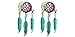 Urban Body Jewelry 1 Pair of 0 Gauge (0G - 8mm) Rainbow Dreamcatcher Tunnel Plugs (STL072)