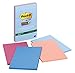 Post-it Super Sticky Recycled Notes, 4x6 in, 4 Pads, 2X The Sticking Power, Bali Collection, Pastel Colors (Lavender, Apricot, Blue, Pink, Mint), 30% Recycled Paper (4621-SSNRP)