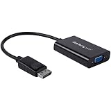 StarTech.com DisplayPort to VGA Adapter with Audio - 1920x1200 - DP to VGA Converter for Your VGA Monitor or Display (DP2VGAA)