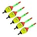 thkfish 5 Piece 5g EVA Floats +10pcs Stick Glow Fishing Floats Luminous Lighting EVA Foam Floats