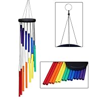 OESDLTD Large Wind Chime Outdoor Indoor 30" with Colorful 14 Tubes for Patio Garden Yard Porch Décor