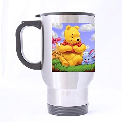 winnie the pooh Custom stainless Travel Mug coffee cup (sliver)