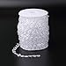 99FT Acrylic Plastic Clear Beads String for Chandelier Curtains for Doorways Decoration