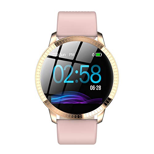 Igemy Sport Tracker, 2019 Smart Watch Fitness Aktivität Herzfrequenz Tracker Blutdruckuhr IP67 (Rosa) – Bild 3