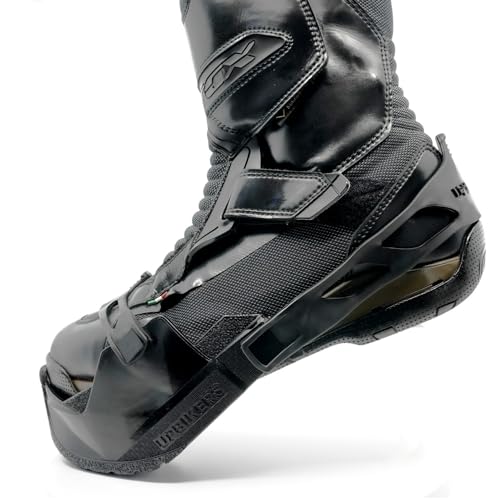 High Motorcycle: Accessory for the biker to better reach the ground on the motorcycle. Increases the height of boots and shoes for men or women