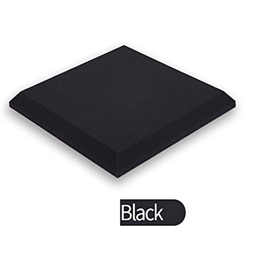Wall Sticker, NXDA Acoustic Foam Panel Sound Stop Absorption Sponge Studio KTV Soundproof (Black)