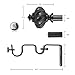 Decopolitan 30036-48DN Ribbed Knob 5/8