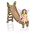 Joykick Fairy Garden Flower Door Kit - Miniature Hand Painted Figurine Statues with Accessories - Set of 6pcs for Your House and Lawn Decor