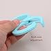 Flammi 3pcs ABS Plastic S Shaped Hooks with Latch Hanging Towel Slipper Hat Clothes for Closet Kitchen Bathroom