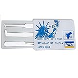 AONAN 5pcs Credit Card set Hardware Multitools for Training Practice tools Statue of Liberty Card