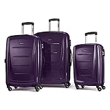Samsonite Luggage Winfield 2 Fashion HS 3 Piece Spinner Set Purple
