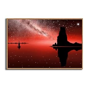 Framed Canvas Wall Art for Living Room, Bedroom Dreamland Theme Canvas Prints for Modern Home Decoration Ready to Hang - 16"x24" inches