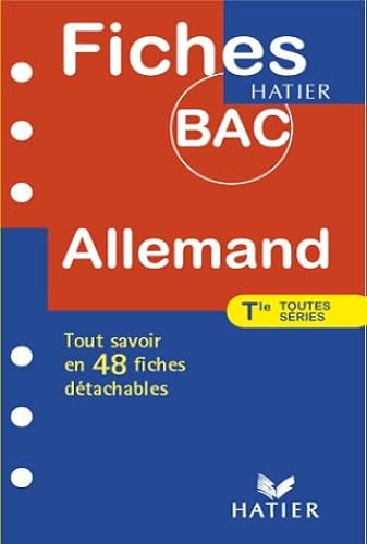 Download Fiches Bac allemand, terminales toutes séries PDF