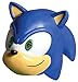 Rubie's Costume Sonic The Hedgehog, Adult 3/4 Vinyl Mask, Multicolor, One Size