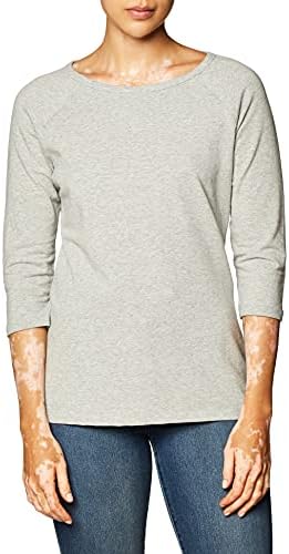 Hanes Women's Stretch Cotton Raglan 