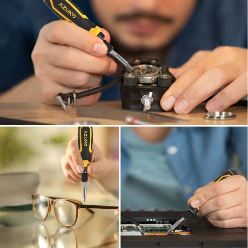 AZUNO 24 IN 1 Ratchet Screwdriver Set with Universal Socket, 20 CRV