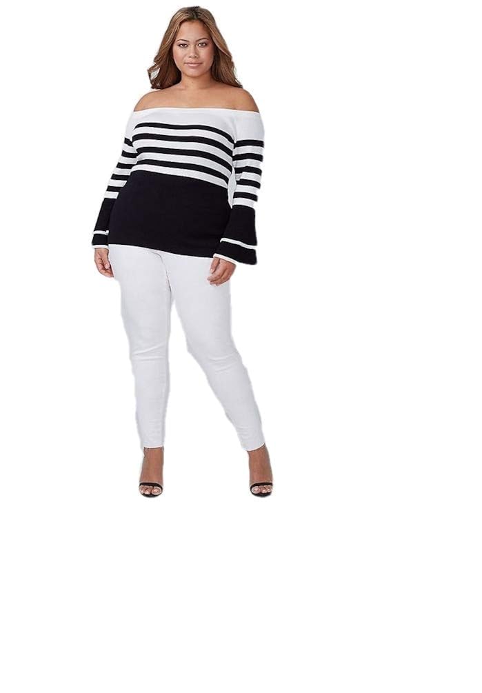 Lane Bryant Sweater Off The Shoulder 