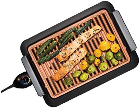 The Kitchen Queen Gotham Steel Smokeless Grill Extra Large 18"x 13" Indoor Smokeless Grill Gotham Steel Electric Smokeless Grill Deluxe