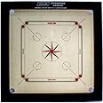 KD SISCAA Carrom Board Genius Indoor Board Game Approved by Carrom Federation of India & Maharashtra Carrom Association (Champion, 20mm)