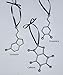 Serotonin Molecule Ornament