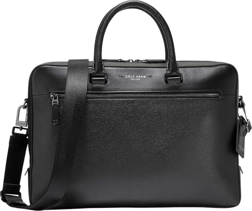 Amazon.com: Cole Haan Men's Triboro Briefcase, Black : Clothing