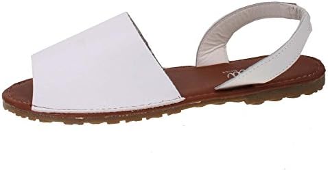 Ladies Women's Glitter Slingback Flat Menorcan Open Toe Spanish Sandals Beach Summer Sandals Shoes Size 3-9