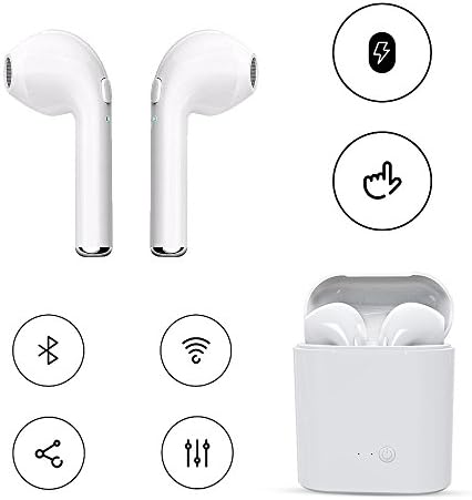 Wireless Bluetooth Earbudes dual ear stereo sound music headphones Comfortable and easy to wear Sport Earphone lossless music subwoofer headphones for Apple IPhone 6 7 8 X Android &amp; ISO