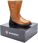 Blackrock S1-P SRC Safety Rigger Boots Steel Toe Cap Tan Leather Size 8 view 11