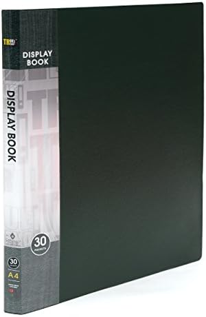 TRUETREND 30 - Pocket Presentation Display Book A4 Size | Multi-Purpose Document Protection – Sheet Music, Reports, Artwork, School Projects and More + [Classic Design]