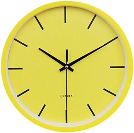 Taotoa 10 Inch Candy Color Silent Non-ticking Wall Clock Battery Operated for Home Indoor Decoration