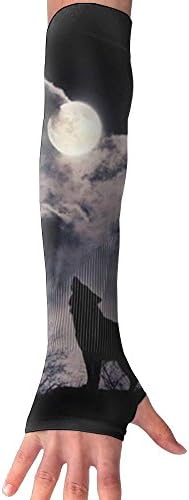 Wolf Cooling Arm Compression Long Sleeve Sun Guard - For Women, Men, Kid &amp; Youth - For Outdoor Cycling Bicycle