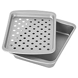 OvenStuff Non-Stick Toaster Oven Bake, Broil and Roast Set - Non-Stick Baking Pan Set, Easy to Clean and Perfect for Single Servings