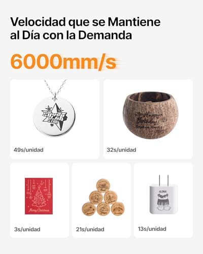 Máquina de gravação a laser duplo f2 diodo ir / 15w de 5w, uso comercial profissional, câmera de 50 mp, 6000 mm / s, gravação 3d, marcação em cores de metal, pronto para produção em pequenos lotes no local