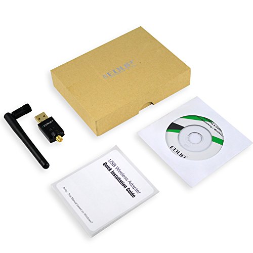 EDUP USB WiFi Adapter AC600M for Desktop PC, Wireless USB Network Adapters Dual Band 2.4G/5.8Ghz Wi-Fi Dongle, Compatible with OS Windows 11/10/8.1/8/7/XP & Mac 10.6~10.14
