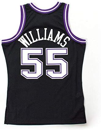 Men's Sleeveless Basketball Jersey - NBA Sacramento Kings #55 Jason Williams Vintage Embroidered Top, Breathable And Sweat-Absorbing Fabric