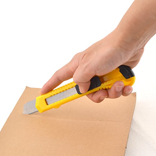 eZthings Heavy Duty Art Knife Plus 15 Blades for Cutting Crafts and Raw Materials (Utility Knife + Blades)