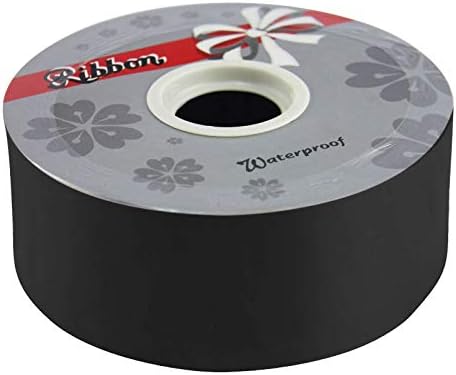 100 Yard Rolls of 50mm Poly Ribbon! Florist Polypropylene PP Plastic[Black]