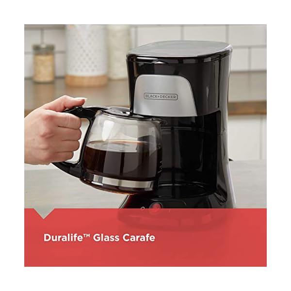 BLACK+DECKER CM0555B 5Cup* Coffeemaker, Black The Home Kitchen Store