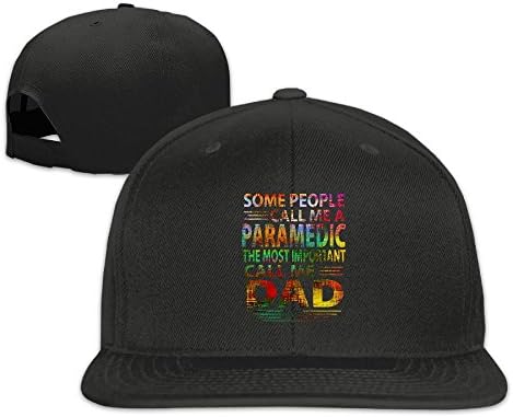 Vsricco Funny Paramedic Dad Baseball Cap Adjustable Trucker Hat Colorkey