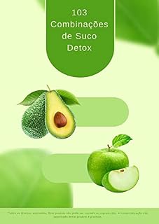 Livro 103 COMBINAÇÕES DE SUCO DETOX