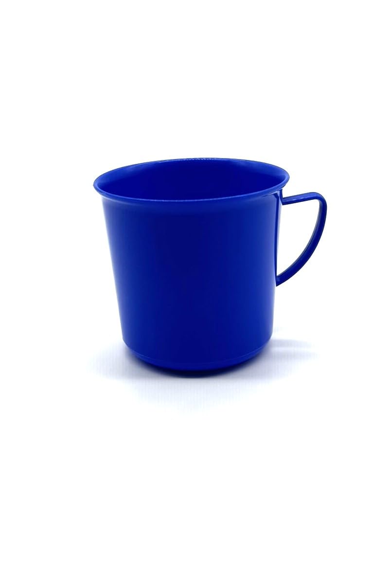 Kimmel Mug, Tea Cup, Coffee Cup, Reusable, Shatterproof, 330 ml, Plastic, Blue, Pack of 1
