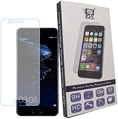 Saihan Tempered Glass Screen Protector Guard with Ultra High Definition Invisible, Oleophobic Coating Anti-Bubble Crystal Shield for Huawei P10 with Portable Mobile Stand Included in The Box
