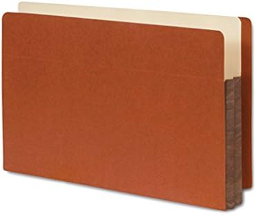 Expanding File Pocket Folder- Legal Size, End Tab, 1-3/4 Inch Expansion (50/Box)