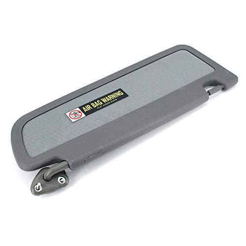 ustar Sun Visor Left Driver Side Fit for Honda Civic 2006 2007 2008 Without Vanity Light Replacement Part #83280-SNA-A01ZA (Atlas Gray, 2006-2008) - Thumbnail 5