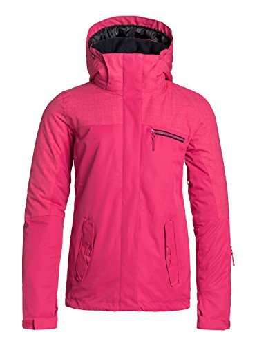 Roxy Womens Jetty Solid Jacket, Azalea, Large Roxy Womens Jetty Solid Jacket, Azalea, Large